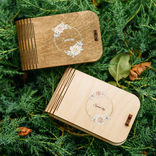 Cutie din placaj pentru stick usb