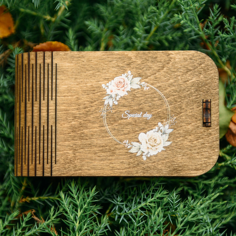 Cutie din placaj pentru stick usb