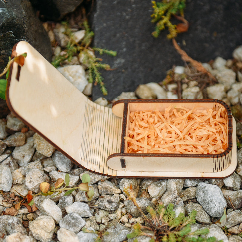 Cutie din placaj pentru stick usb