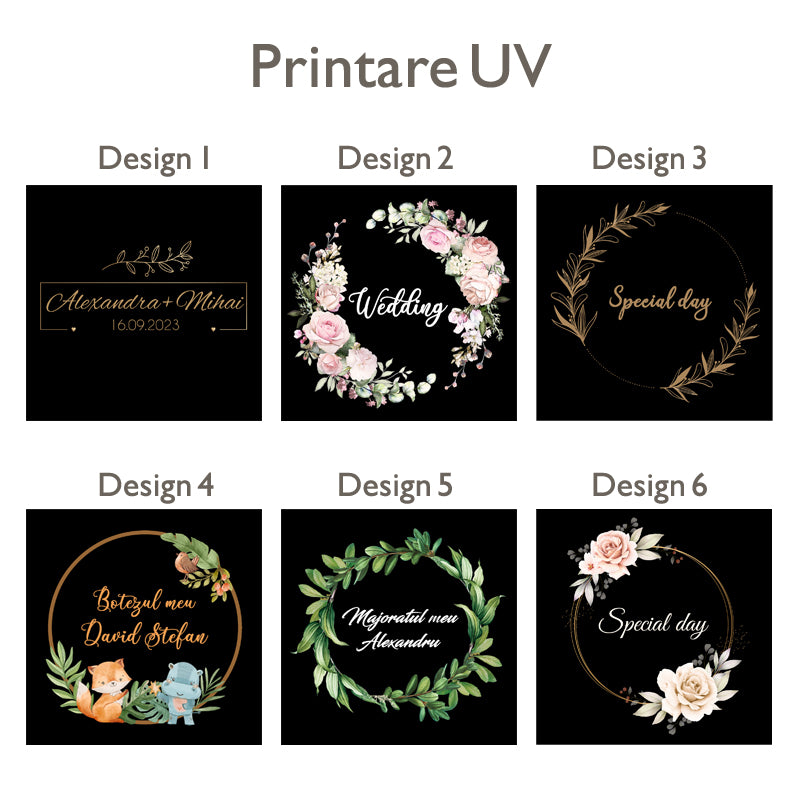 Cutie din lemn pentru stick și poze 10/15 cm, model carte