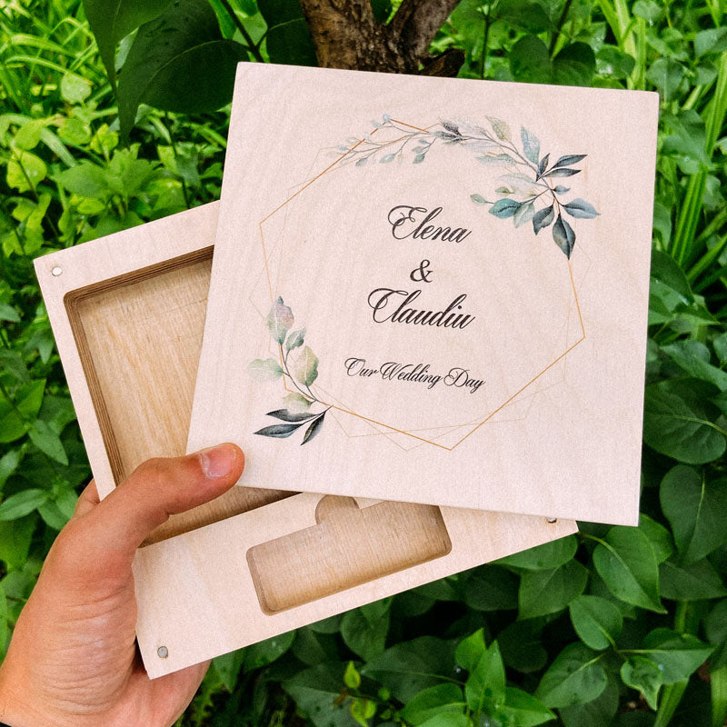 Stick usb lemn personalizat