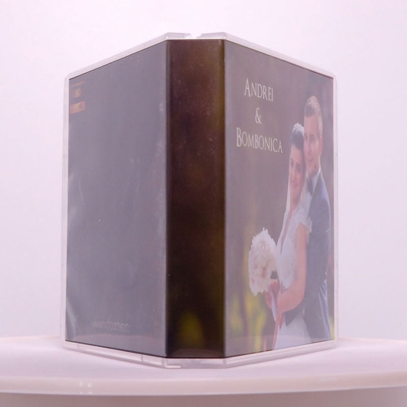 Cutie nunta si botez plastic usb