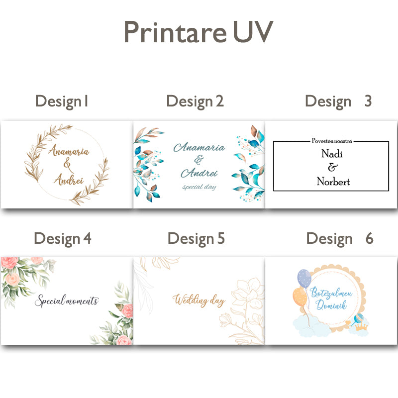 cutie cu printare uv