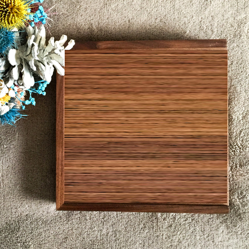 Cutie din lemn cu capac glisant pentru stick și poze 10/15cm